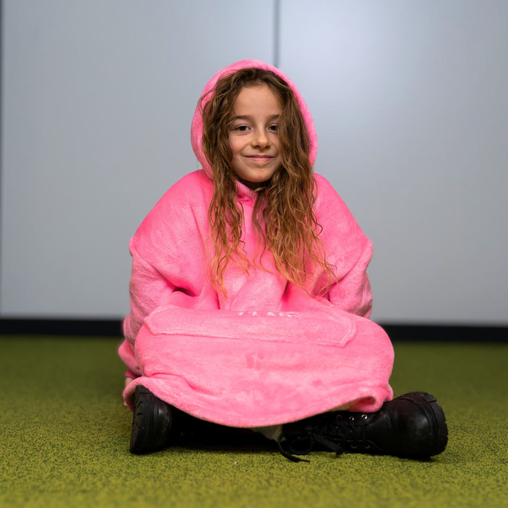 SweetPlaid™ Kids - Rosa - Kinder-SweatPlaid