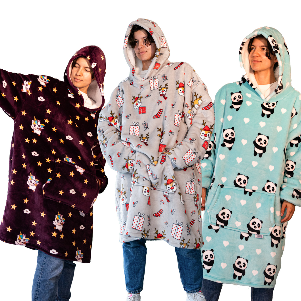 Pack 4 SweetPlaid™ Muster XXL